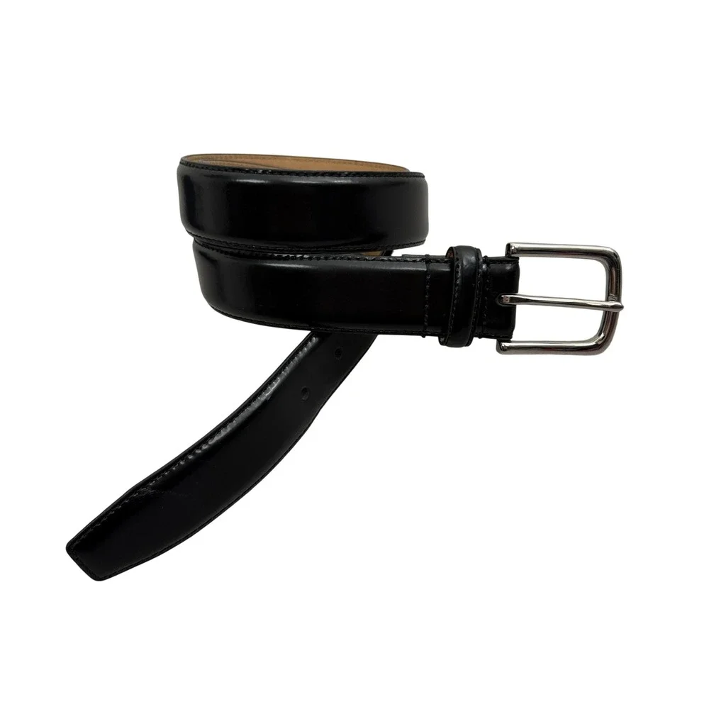 Cole Haan Belt Mens 38 Black Genuine Leather Dress 11CW01X202-001